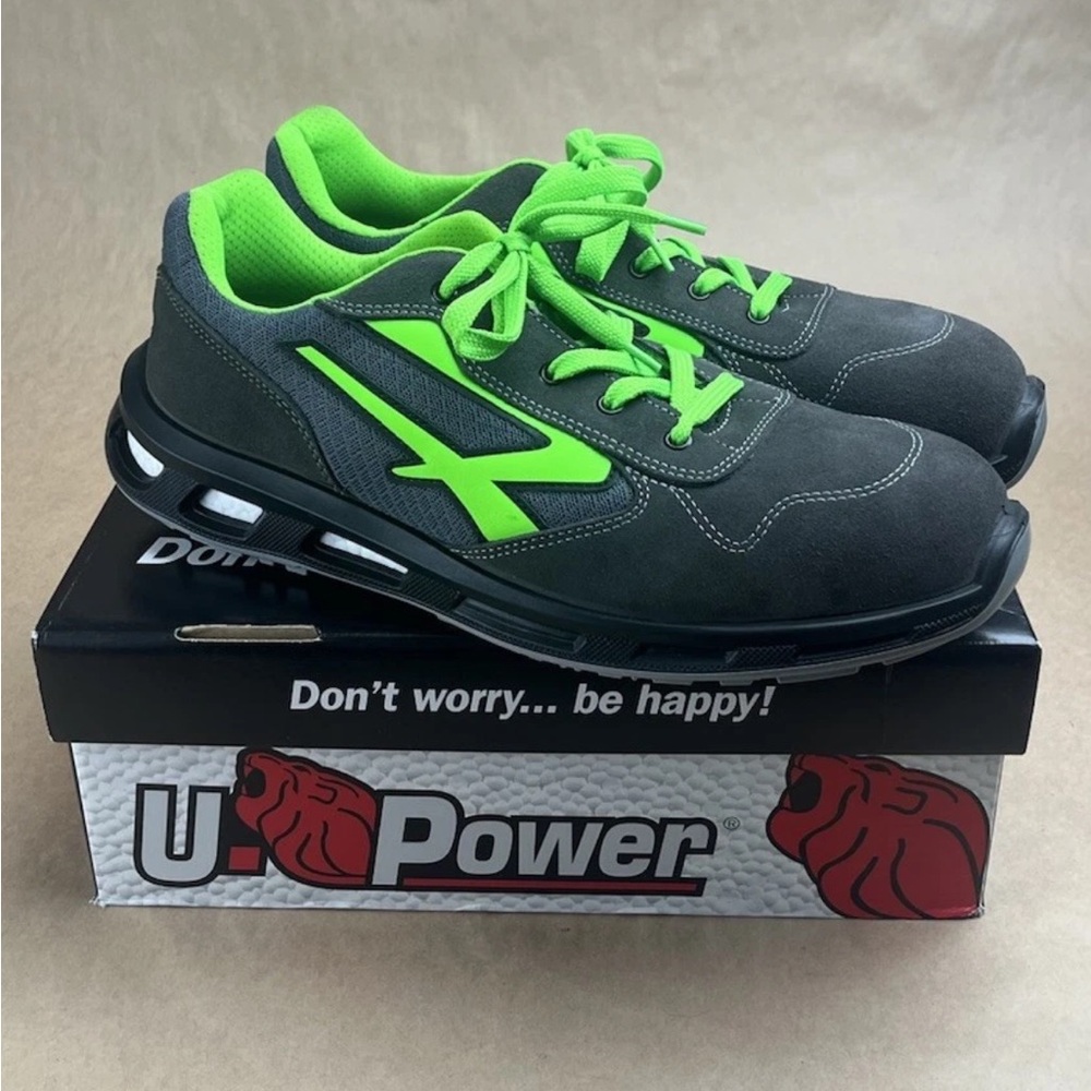 U-POWER RL20036-43 - Safety shoes low Point ESD S1P SRC, black Size US 14